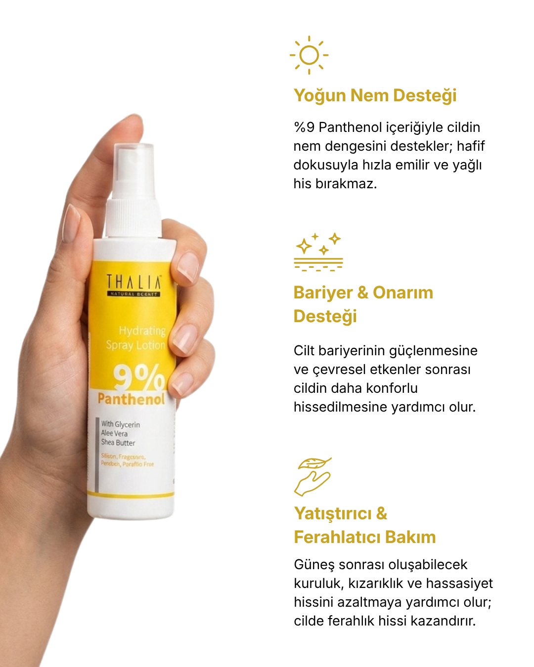 %9 Panthenol Sprey Losyon — görsel 3