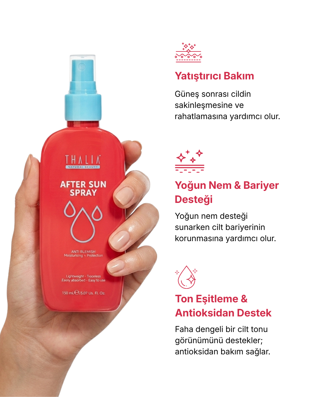 After Sun Spray Güneş Sonrası Bakım — 150 ml — görsel 3