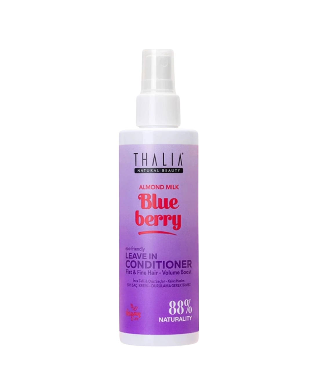 Almond Milk & Blueberry İnce Telli & Düz Saçlara Özel Sıvı Saç Kremi 200ml — görsel 1