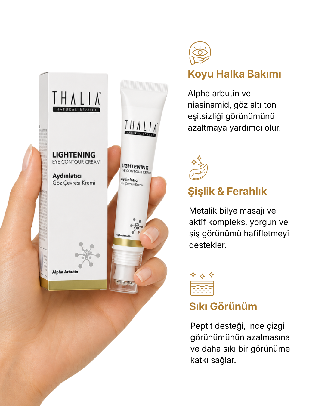 Alpha Arbutin Lightening Aydınlatıcı Göz Çevresi Kremi 15 ml — görsel 3