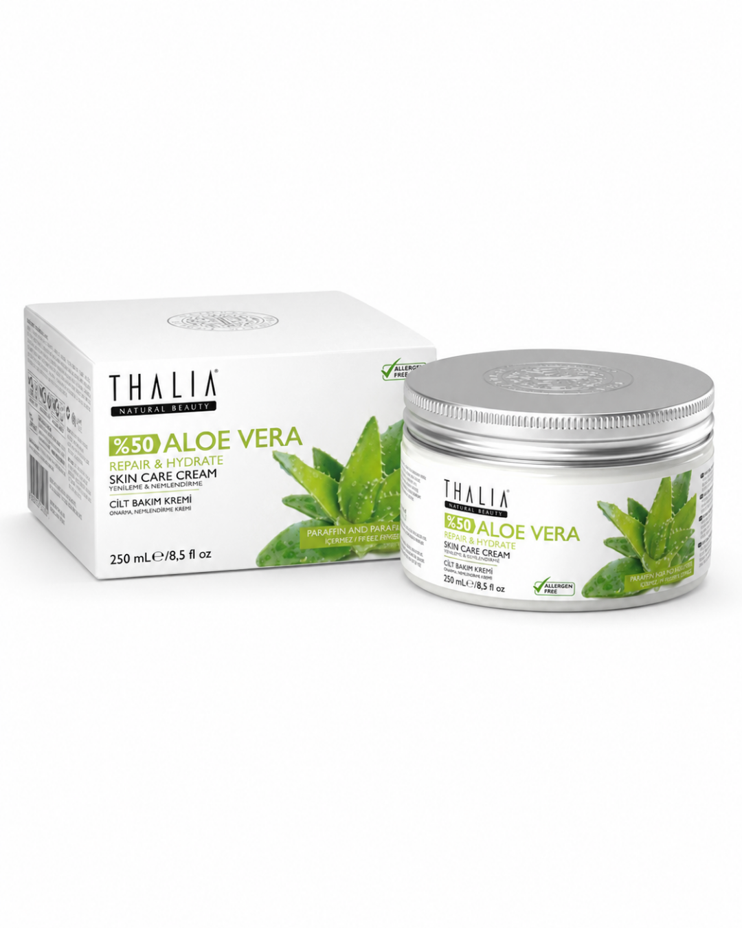 Cilt Bakım Kremi 250 ml Aloe Vera — görsel 1