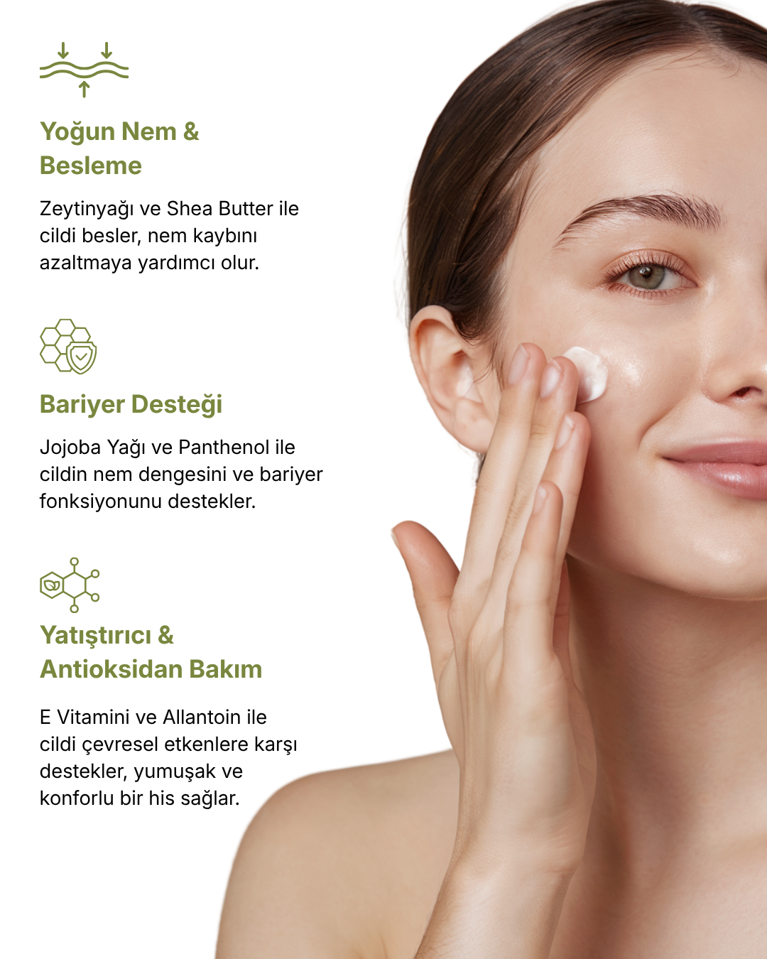 Cilt Bakım Kremi 250 ml Aloe Vera — görsel 3