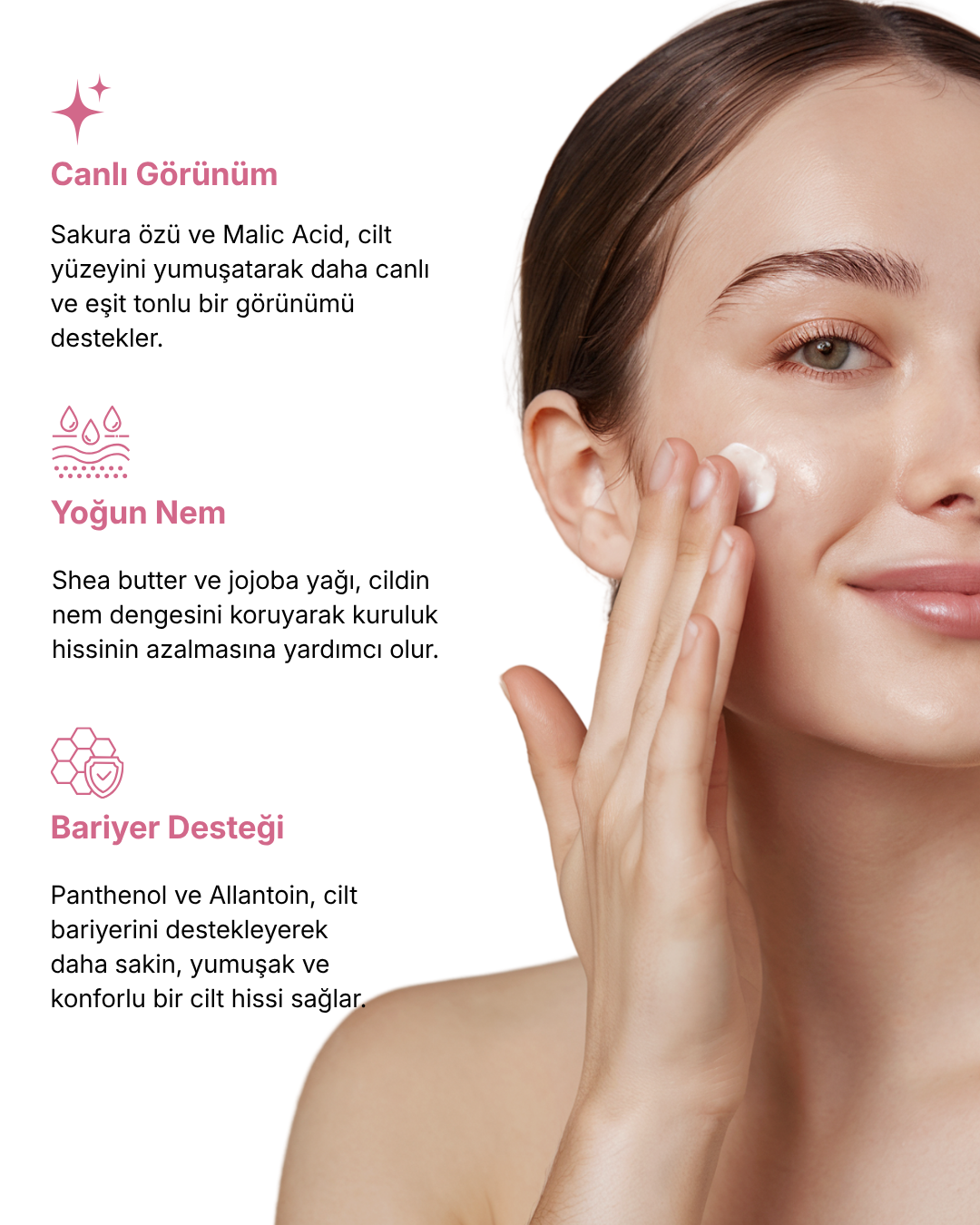 Cilt Bakım Kremi 250 ml Sakura Özlü — görsel 3