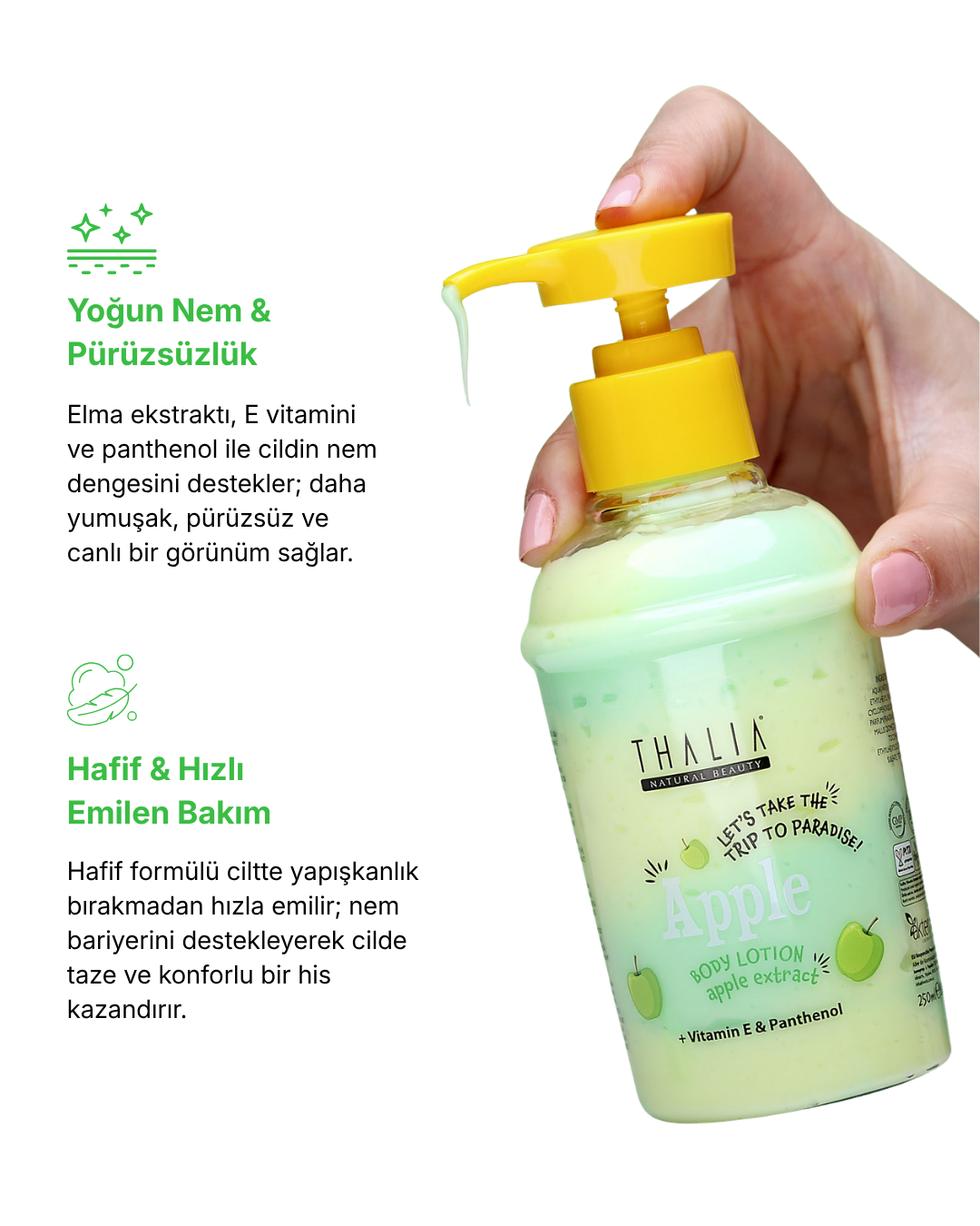 Cocktail Serisi Apple Vücut Losyonu — görsel 3