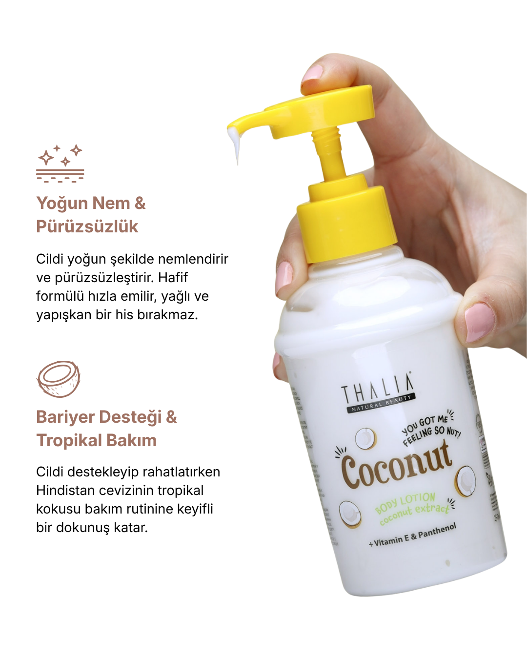 Cocktail Serisi Coconut Vücut Losyonu — görsel 3