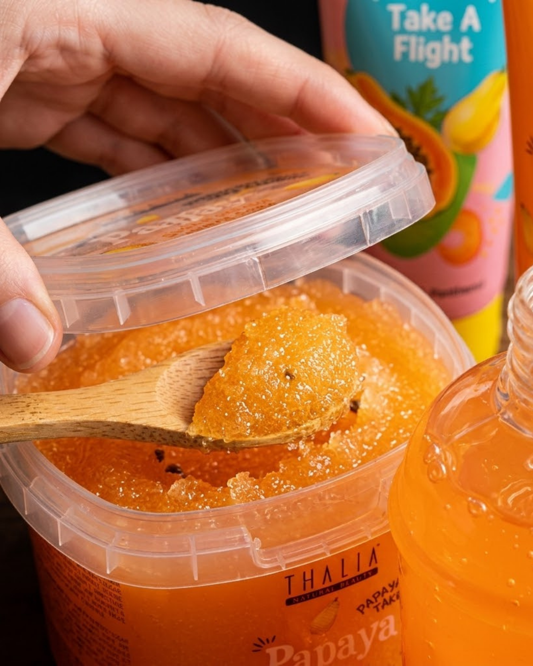 Cocktail Serisi Papaya Sugar Scrub — görsel 4