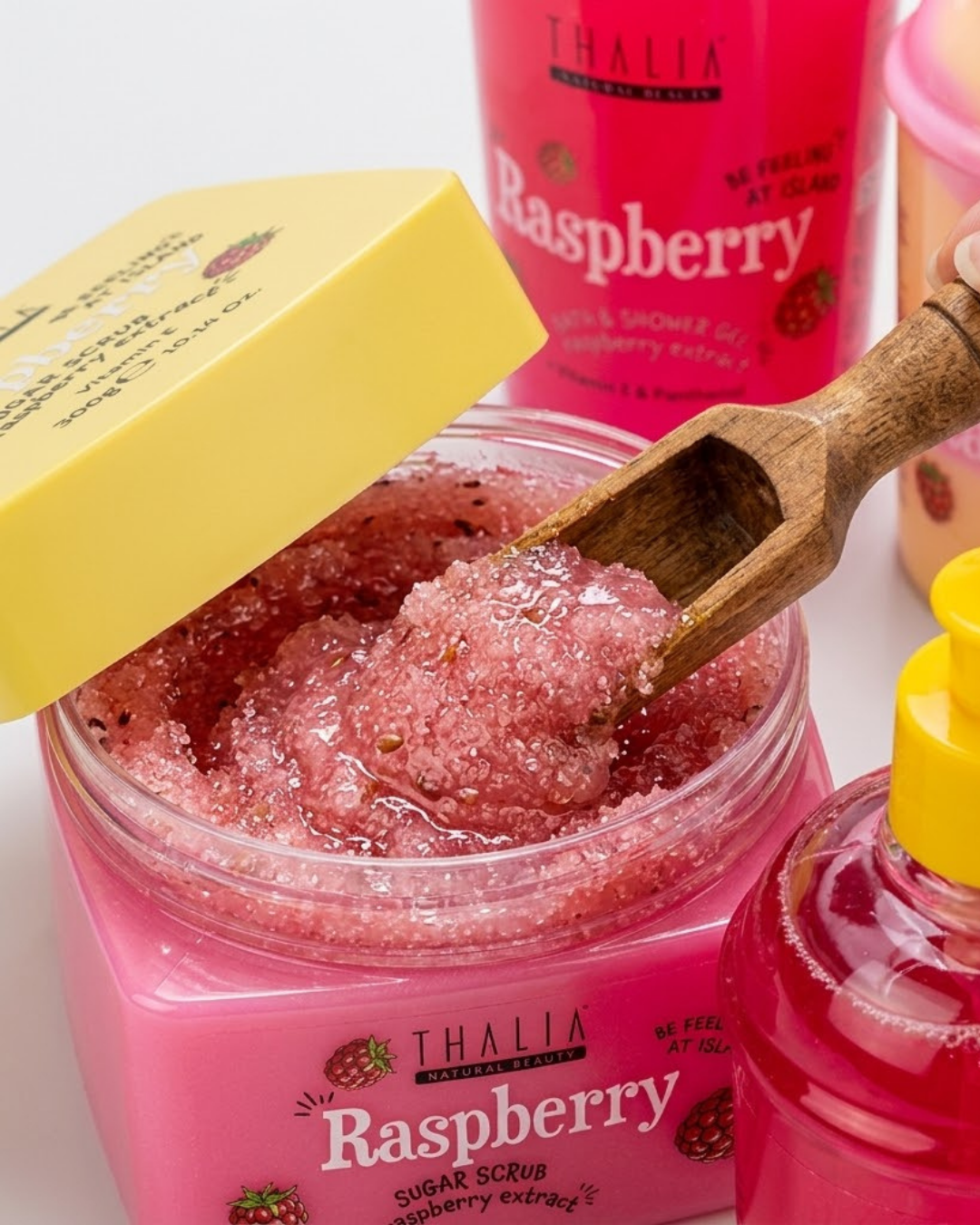 Cocktail Serisi Raspberry Sugar Scrub — görsel 4