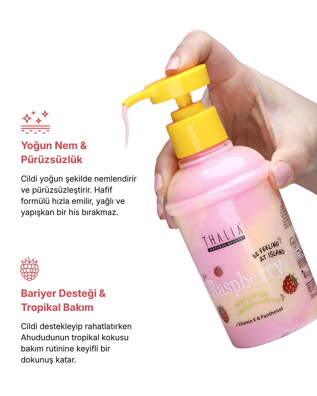 Cocktail Serisi Raspberry Vücut Losyonu — görsel 3