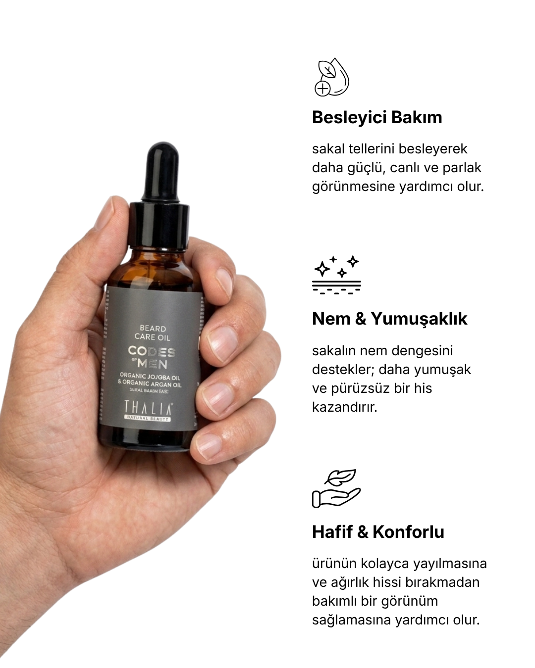 Codes of Men Beard Care Oil — görsel 4