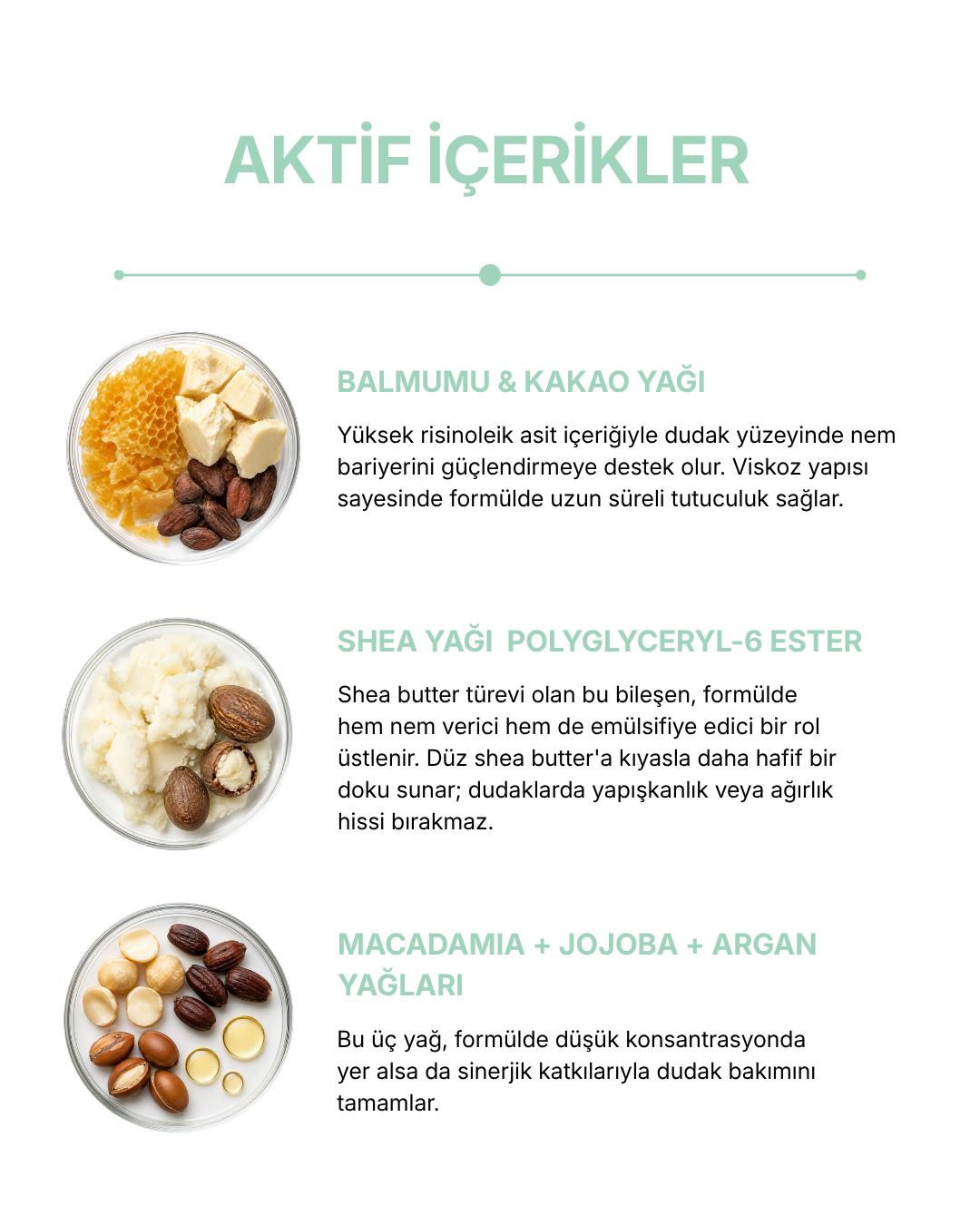 Dudak Balsamı 12 g 🌿 Nane Aromalı — görsel 4