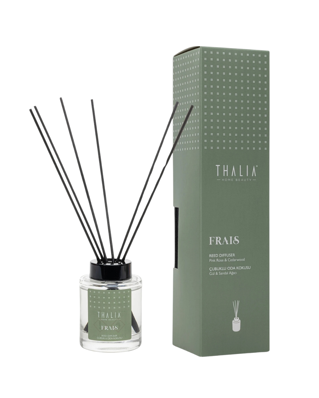 FRAIS Çubuklu Oda Kokusu Sandal Ağacı & Gül · 100 ml Reed Diffuser — görsel 1