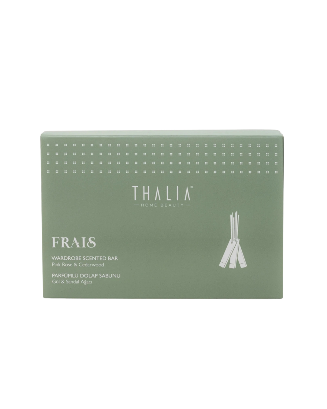 FRAIS İpli Dolap Kokusu Çubuğu Sandal Ağacı & Gül · 3 x 40 gr — görsel 1