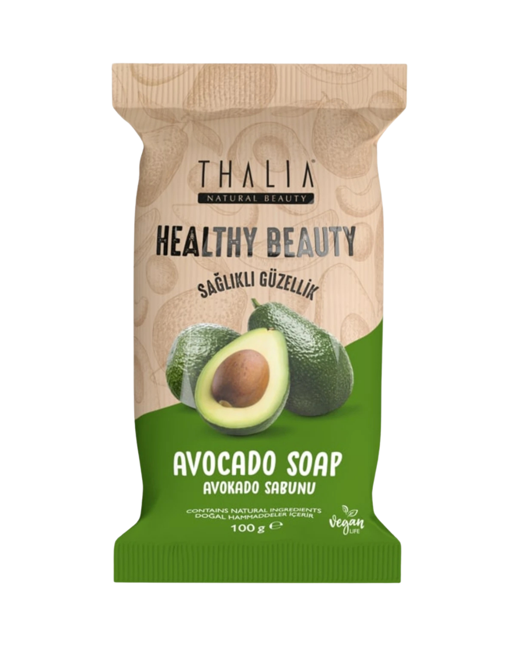 Healthy&Beauty Avokado Doğal Katı Sabun 100gr — görsel 1