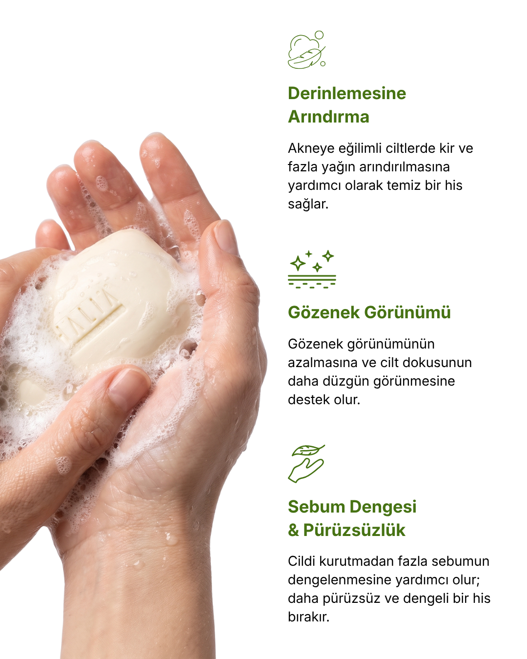 Marjoram Oil & Tea Tree Cleansing Bar — görsel 3