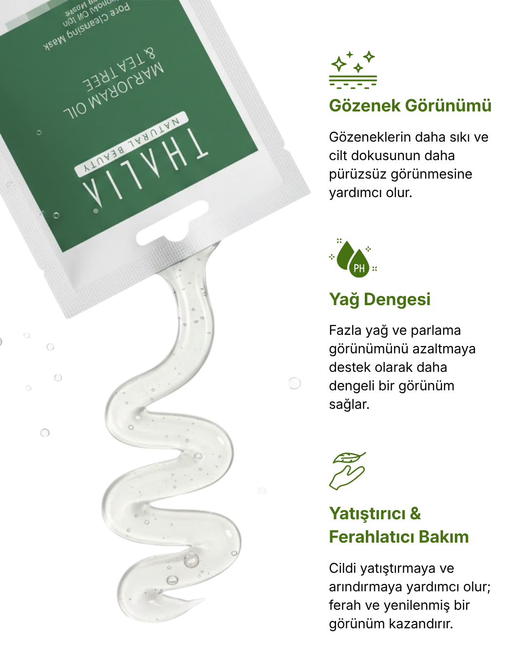 Marjoram Oil & Tea Tree Face Mask — görsel 3