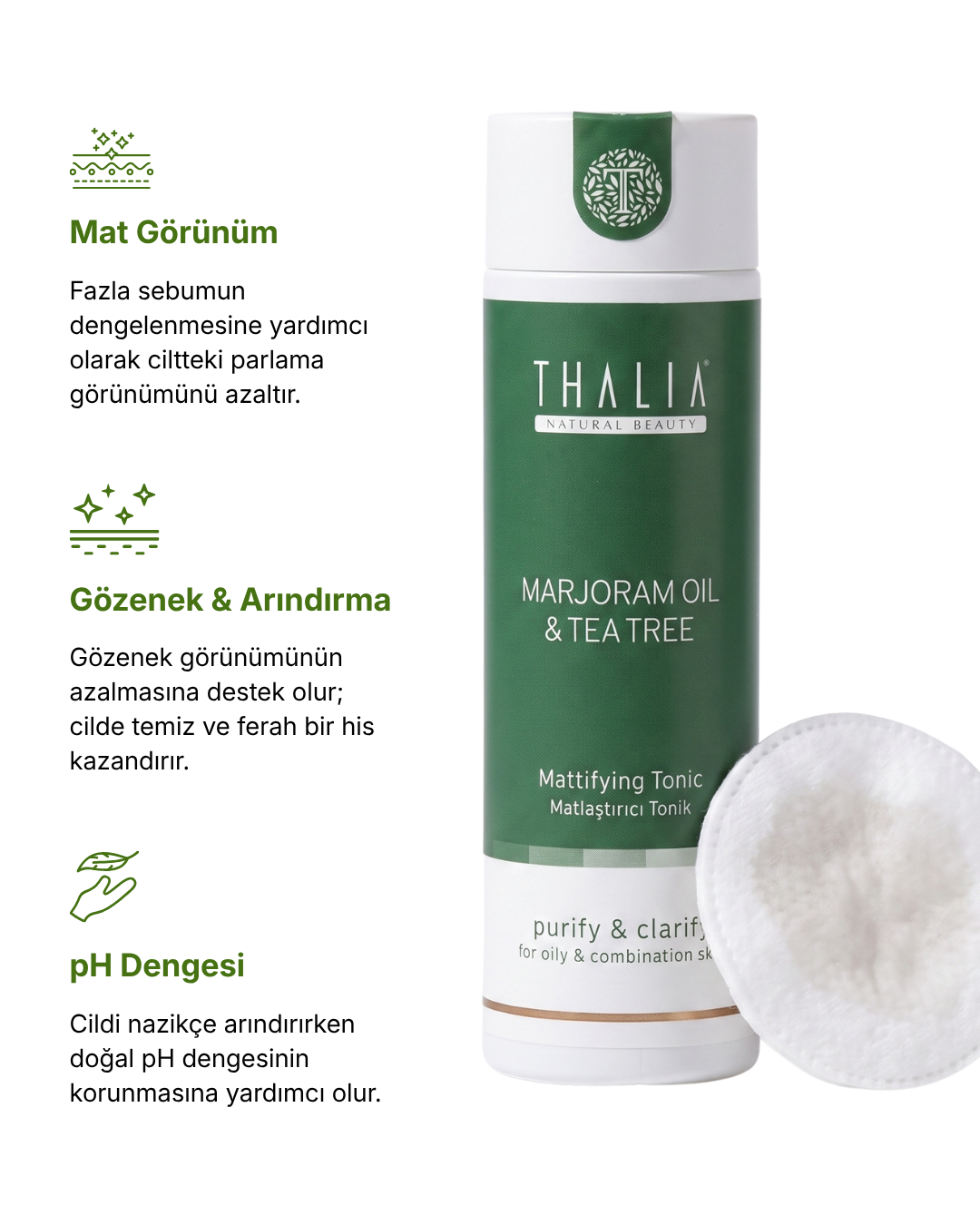 Marjoram Oil & Tea Tree Mattifying Tonic — görsel 3