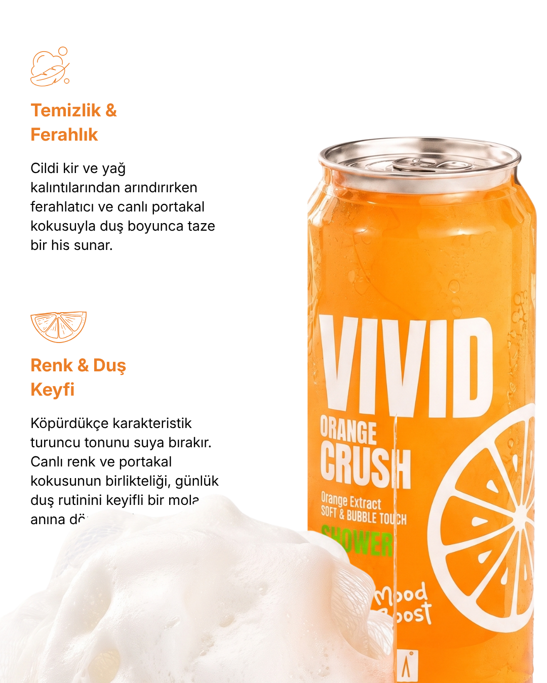 Thalia Mood Boost Duş Jeli Vivid Orange Crush — görsel 2