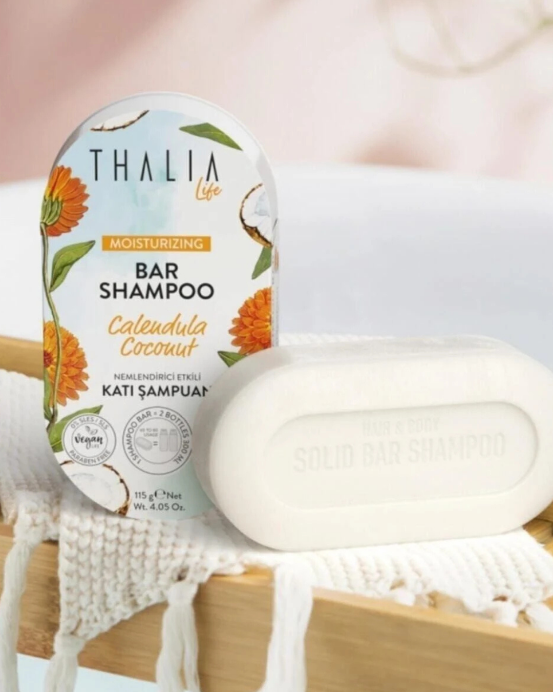 Nemlendirici Etkili Katı Şampuan Calendula Özü & Hindistan Cevizi Yağı · 115 gr — görsel 3