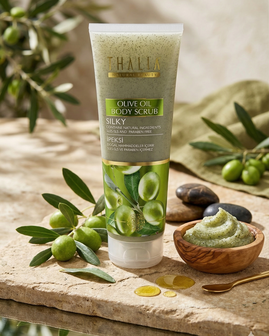 Nemlendirici Etkili Zeytinyağlı Vücut Peeling — görsel 3