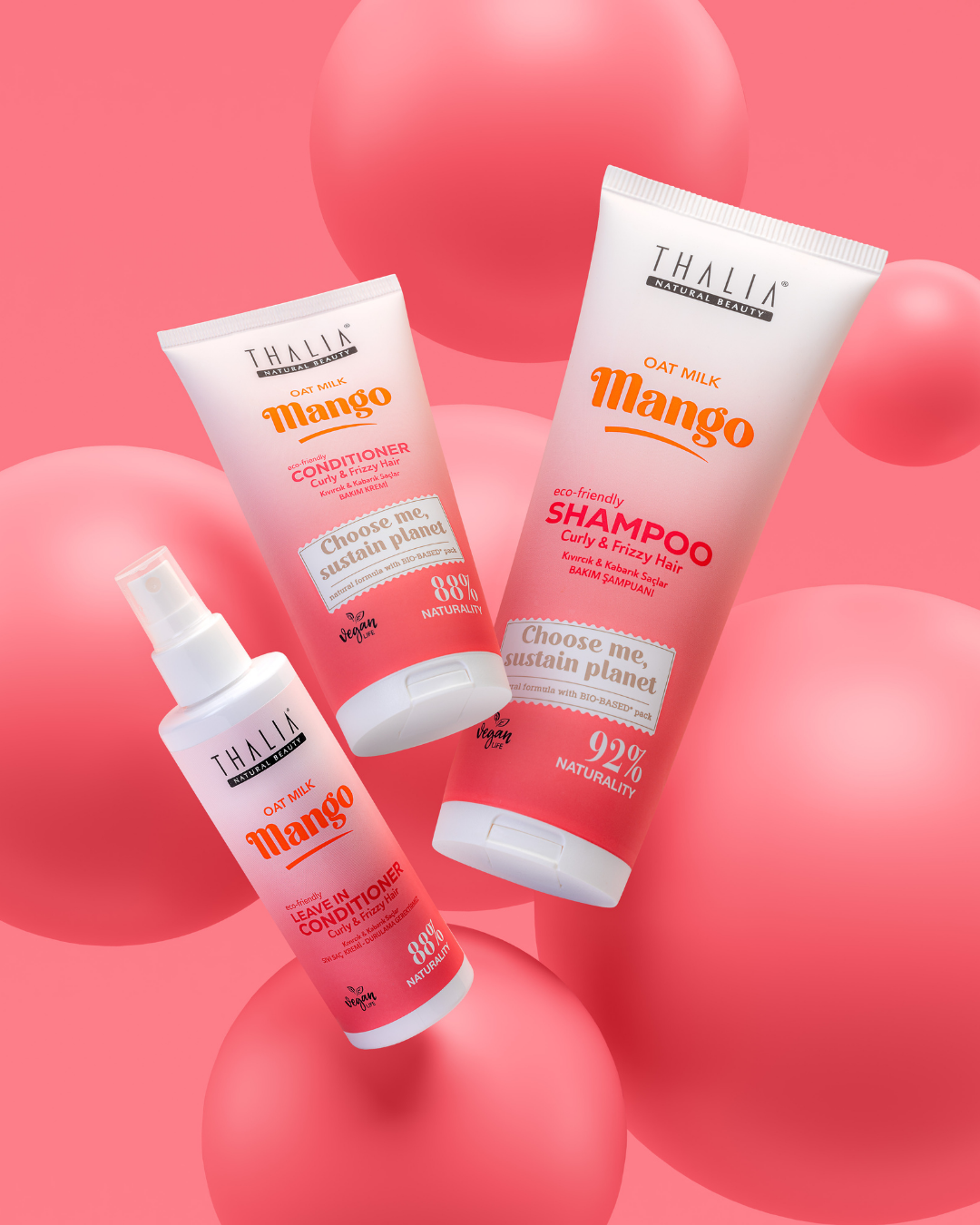 Oat Milk & Mango Kıvırcık & Kabarık Saçlara Özel Bakım Kremi 150ml — görsel 6