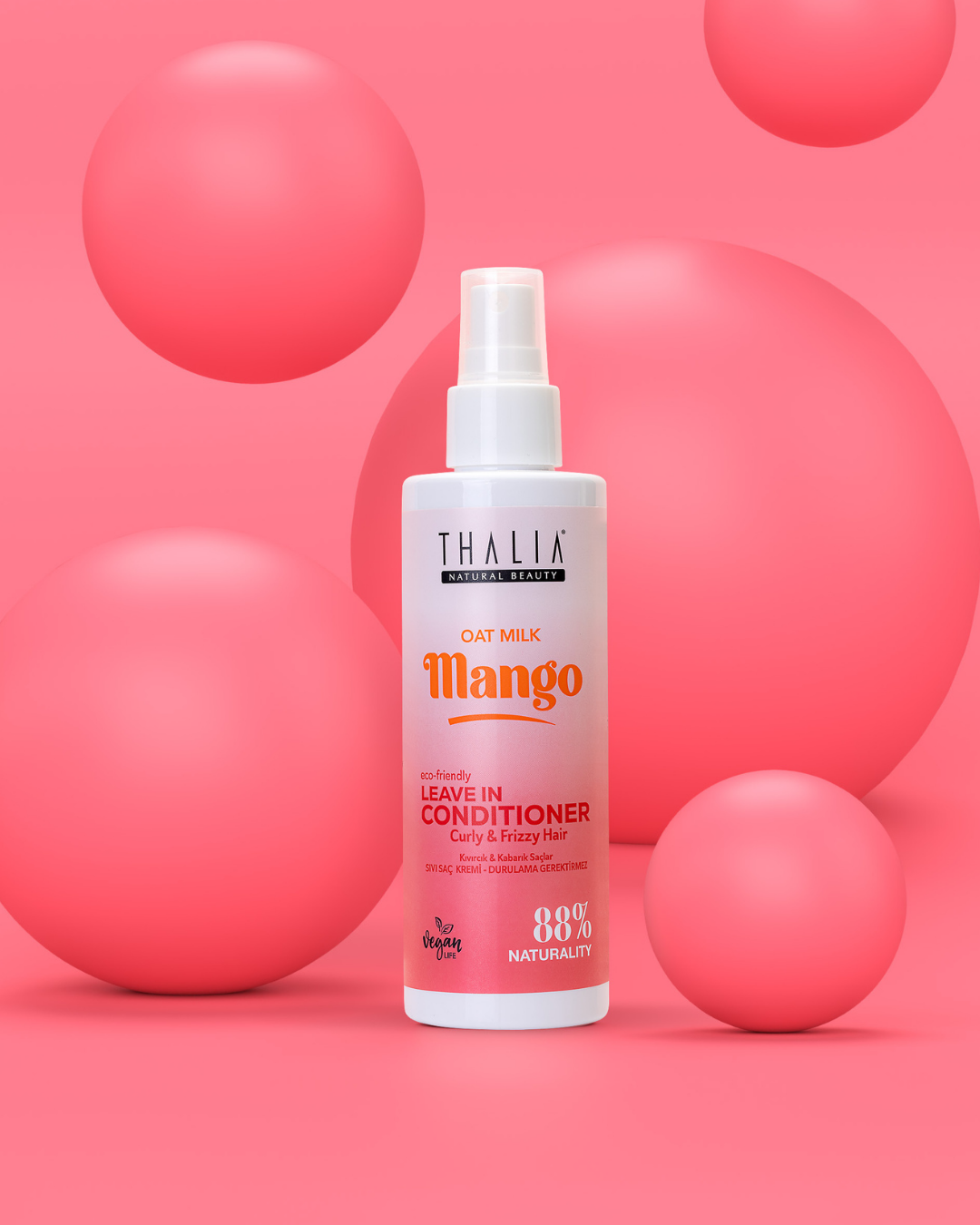 Oat Milk & Mango Kıvırcık & Kabarık Saçlara Özel Sıvı Bakım Kremi 200ml — görsel 4