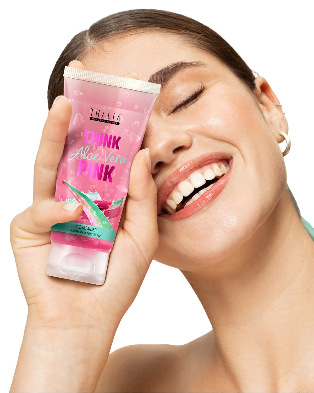 Pink Aloe Vera Canlandırıcı Yüz Peeling Jeli 200ml — görsel 7
