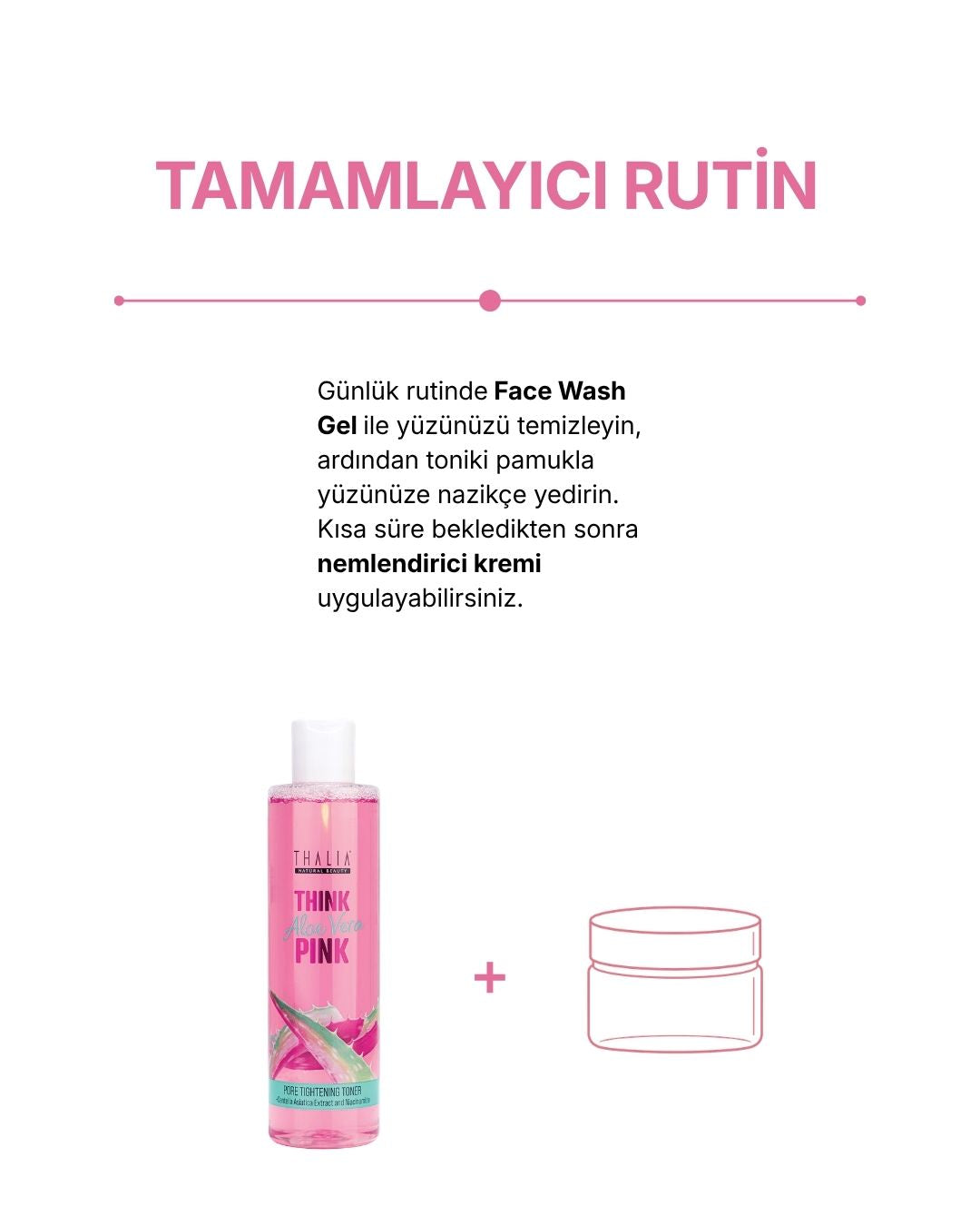 Pink Aloe Vera Gözenek Sıkılaştırıcı Tonik 250ml — görsel 7