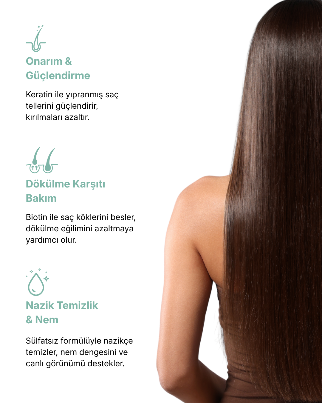 Pro Keratin & Biotin Güçlendirici Saç Bakım Şampuanı 300ml — görsel 3