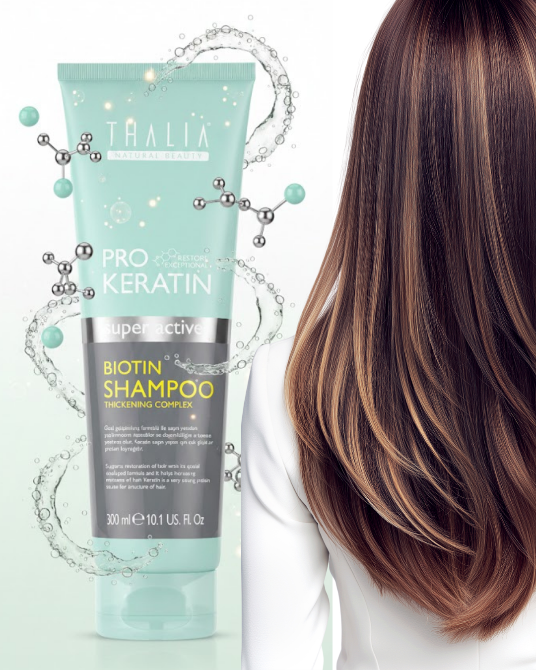 Pro Keratin & Biotin Güçlendirici Saç Bakım Şampuanı 300ml — görsel 6