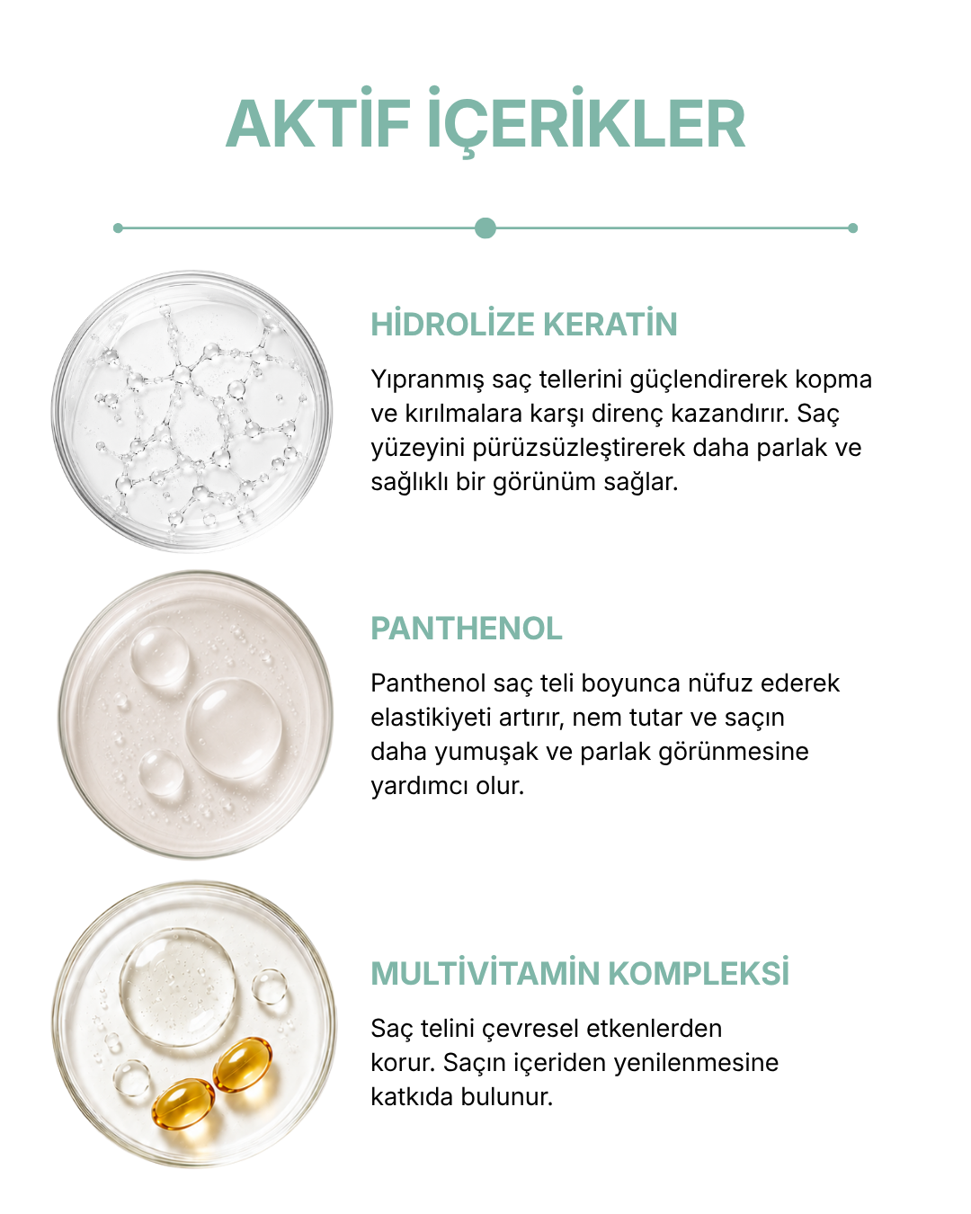 Pro Keratin & Multivitamin Besleyici Saç Bakım Şampuanı 300ml — görsel 5
