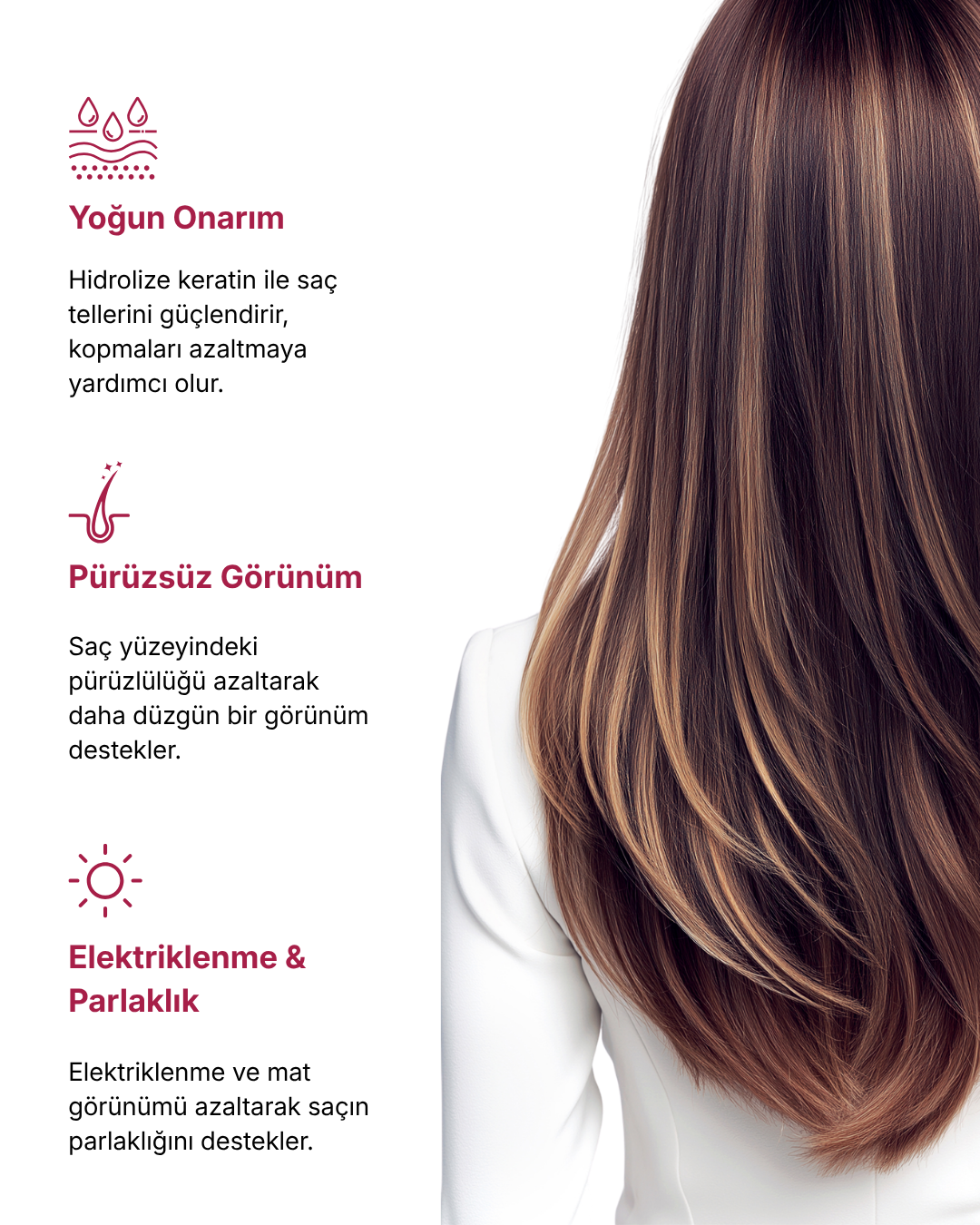 Saç Bakım Yağı Keratin — görsel 3
