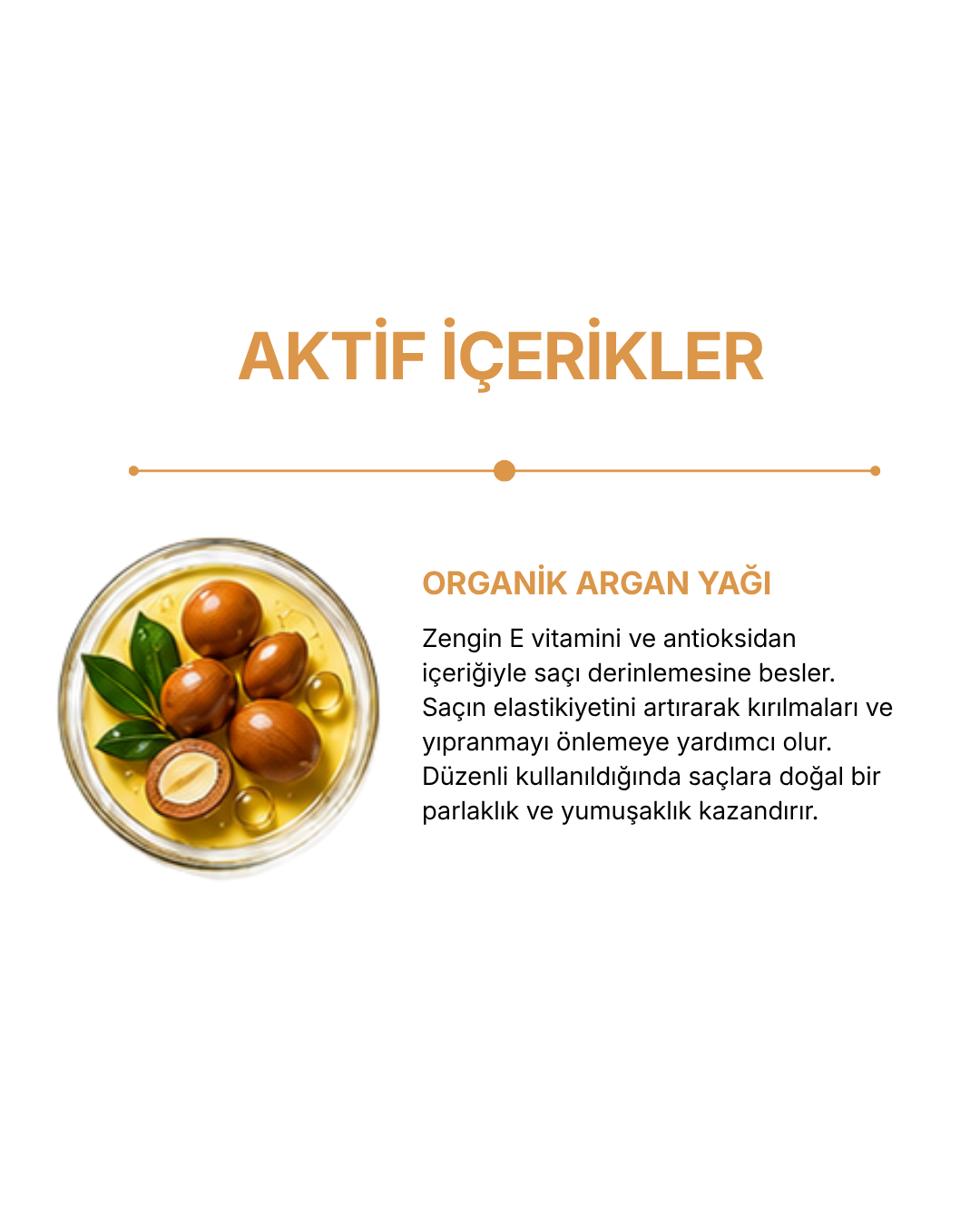 Saç Bakım Yağı Organik Argan & Jojoba — görsel 5