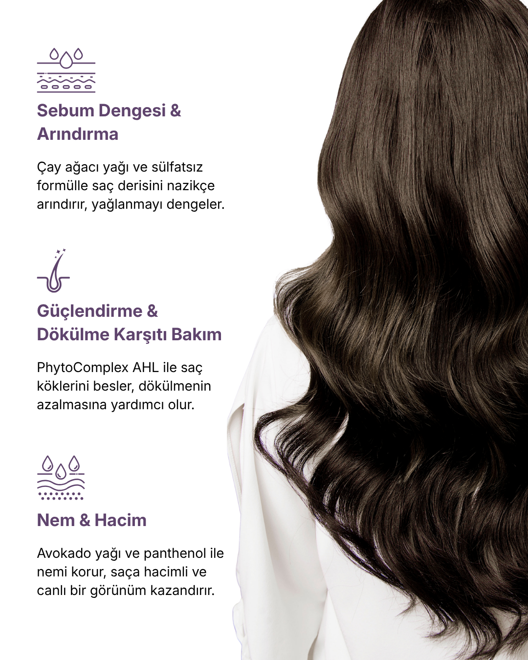 Şampuan 300 ml Avokado Özlü — Yağlı Saçlar — görsel 3