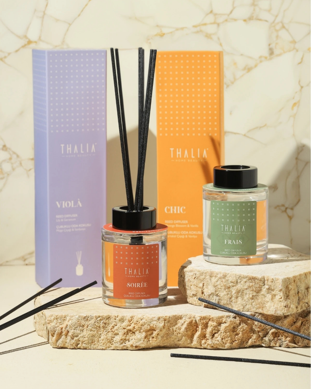 SOIRÉE Çubuklu Oda Kokusu Nektarin & Amber · 100 ml Reed Diffuser — görsel 3