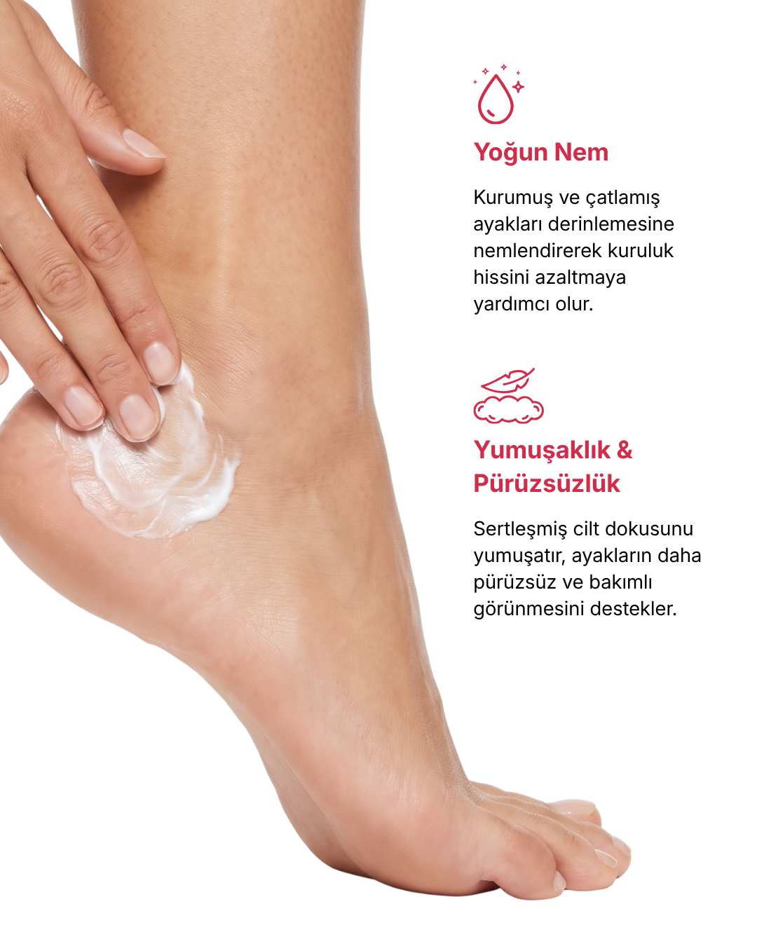 THE C'UREA Hand & Foot Care Ayak Bakım Kremi — görsel 3