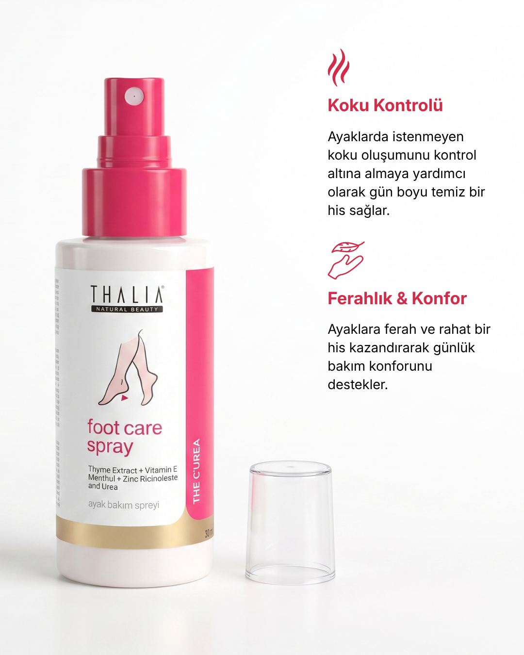 THE C'UREA Hand & Foot Care Ayak Bakım Spreyi — görsel 3