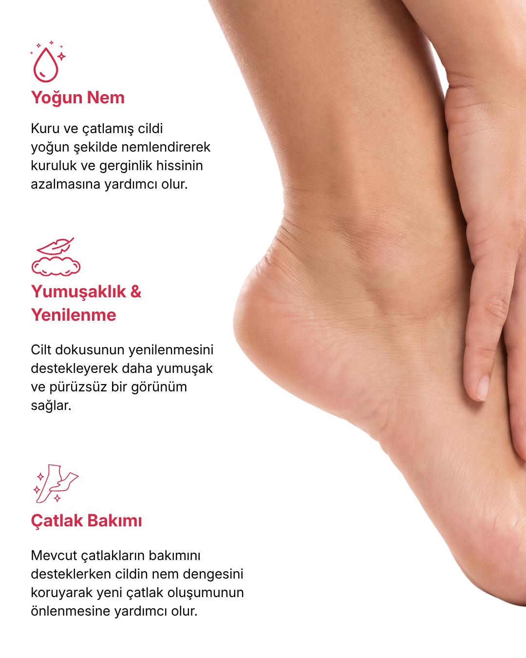 THE C'UREA Hand & Foot Care El ve Ayak Çatlak Balmı — görsel 3