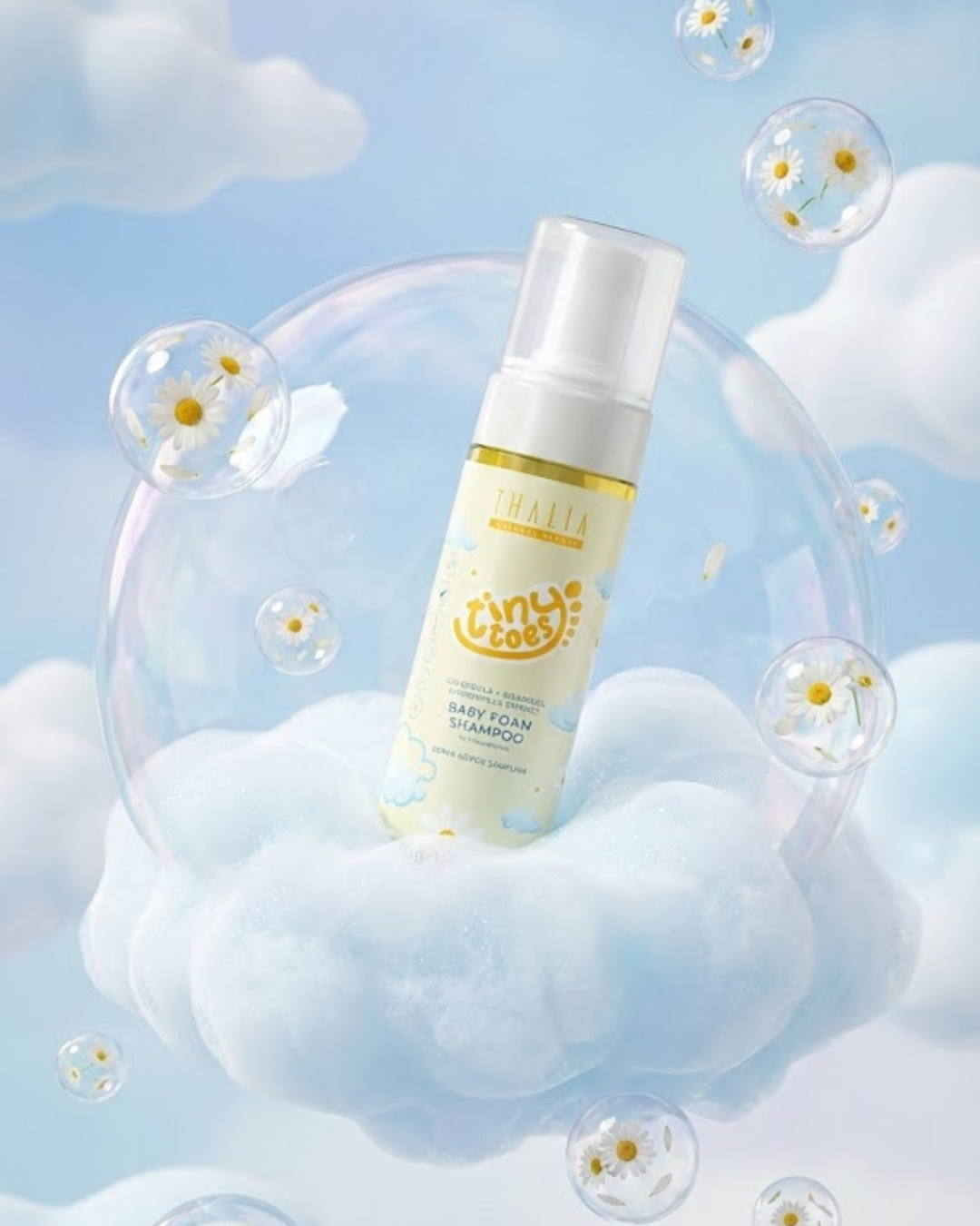 Tiny Toes Köpük Bebek Şampuanı — görsel 3