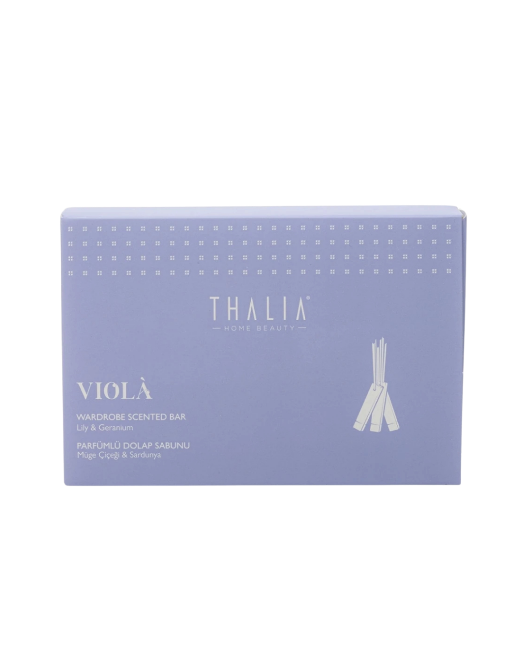 VIOLÀ İpli Dolap Kokusu Çubuğu Müge Çiçeği & Sardunya · 3 x 40 gr — görsel 1