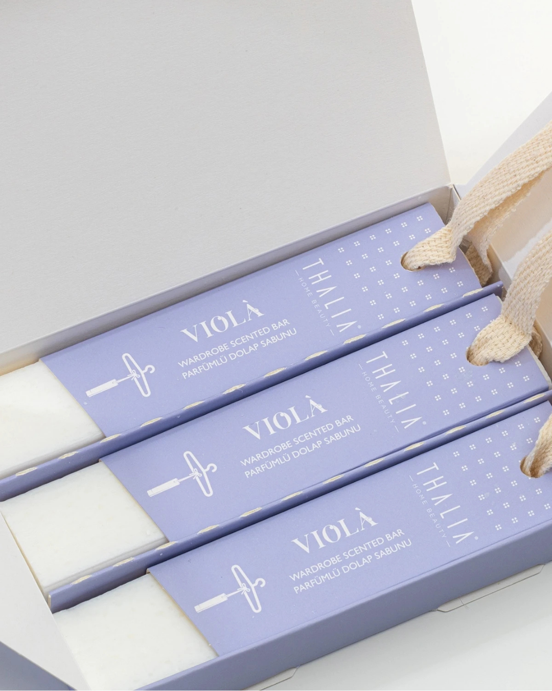 VIOLÀ İpli Dolap Kokusu Çubuğu Müge Çiçeği & Sardunya · 3 x 40 gr — görsel 2