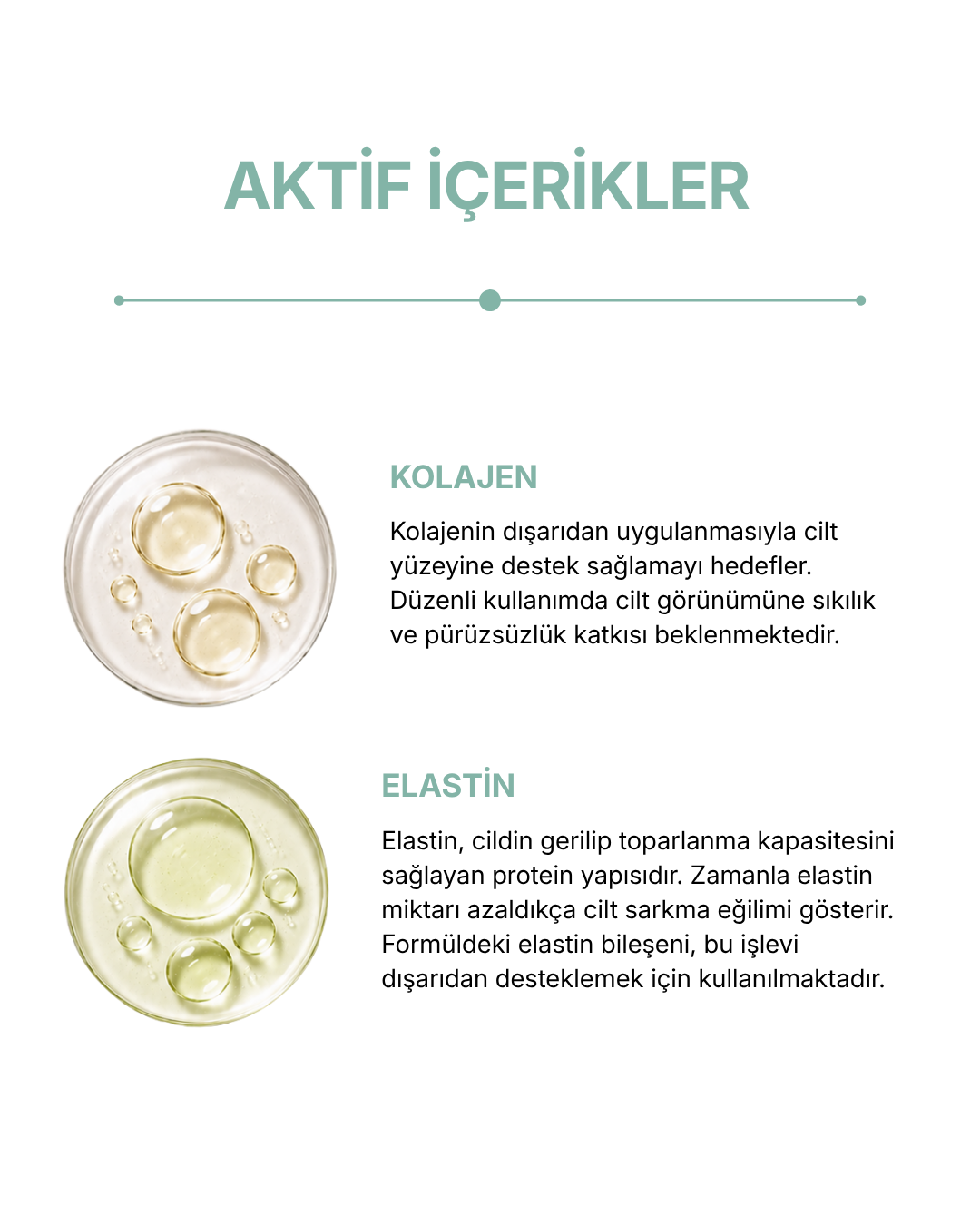 Yaşlanma Karşıtı Cilt Bakım Serumu %2 Kolajen & %0,5 Elastin 30 ml — görsel 5