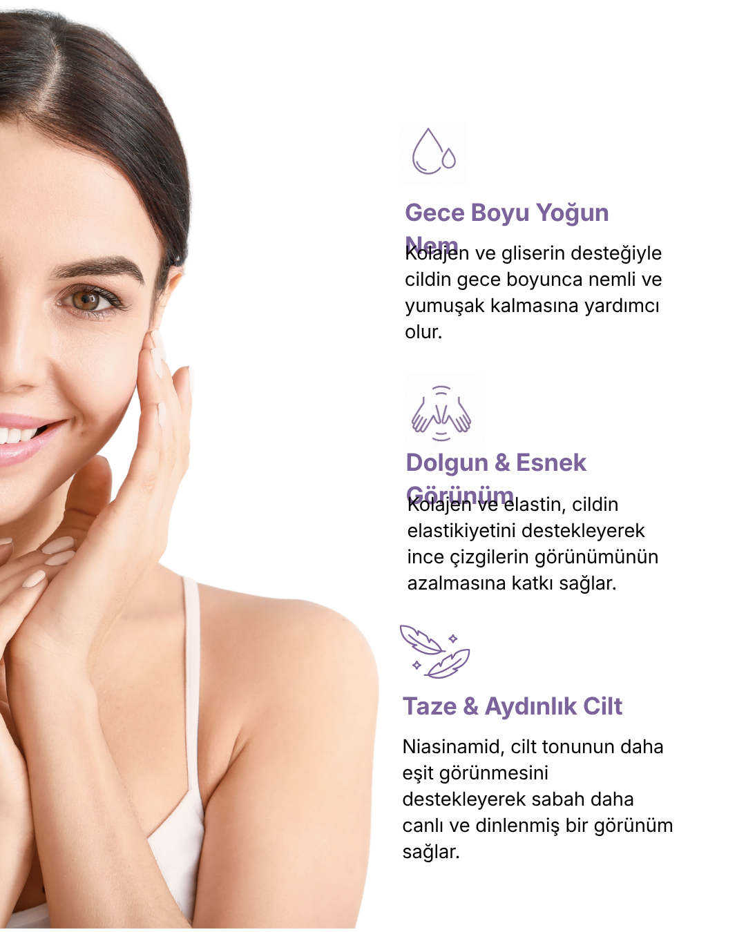 Yüz Maskeleri Collagen Uykuda Güzellik Maskesi — görsel 3