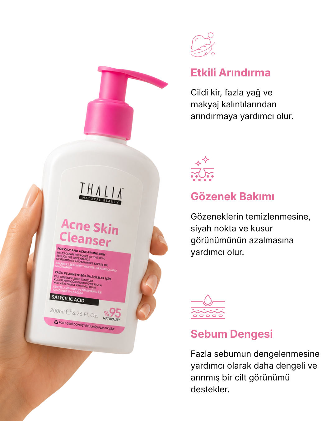 Yüz Yıkama Jeli Acne Skin Cleanser — görsel 3