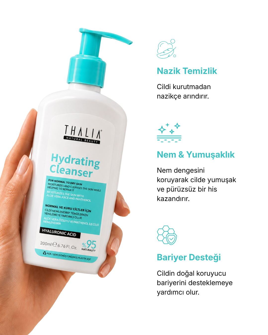 Yüz Yıkama Jeli Hydrating Cleanser — görsel 3