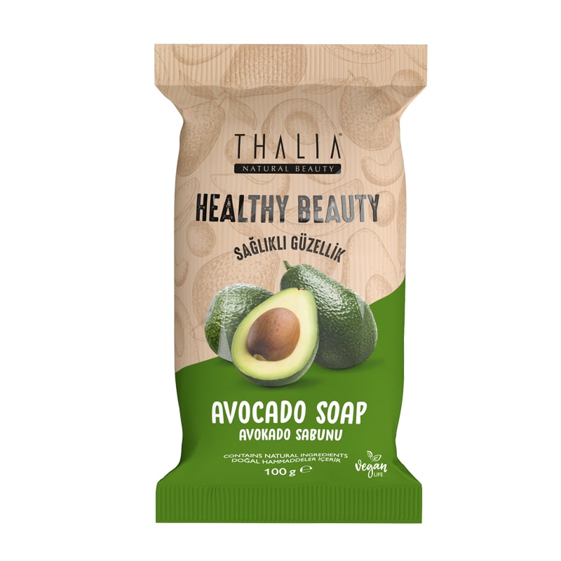 Thalia Nemlendirici Etkili Healthy&Beauty Avokado Doğal Katı Sabun - 100 gr