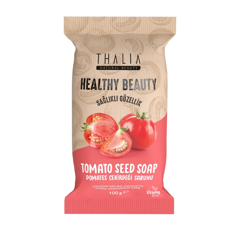 Thalia Yaşlanma Karşıtı Healthy&Beauty Domates Çekirdeği Özlü Doğal Katı Sabun- 100 gr