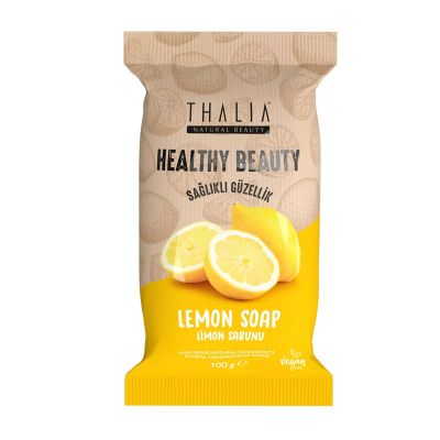 Thalia - Thalia Yağ Dengeleyici Etkili Healthy&Beauty Limon Özlü Doğal Katı Sabun - 100 gr