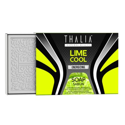 Thalia - Thalia Yağlanma önlemeye yardmcı Lime & Cool Energizing Doğal Katı Sabun - 75 gr x 2
