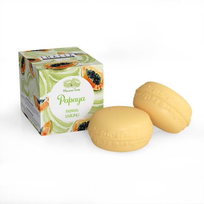 Thalia - Thalia Papaya Macaron Katı Sabun - 100 gr