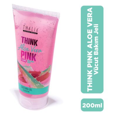 Thalia - Thalia %99 Pink Aloe Vera Özlü Yatıştırmaya & Rahatlatmaya Yardımcı Vücut Bakım Jeli 200ml 